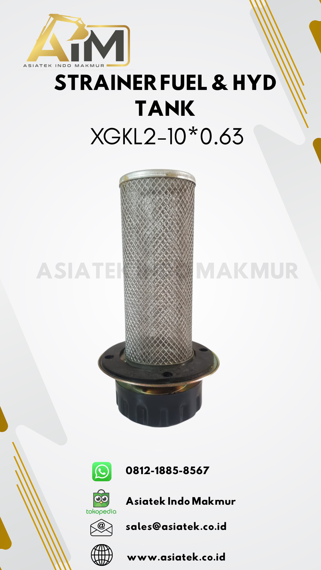 STRAINER FUEL & HYD TANK (XGKL2-10*0.63)